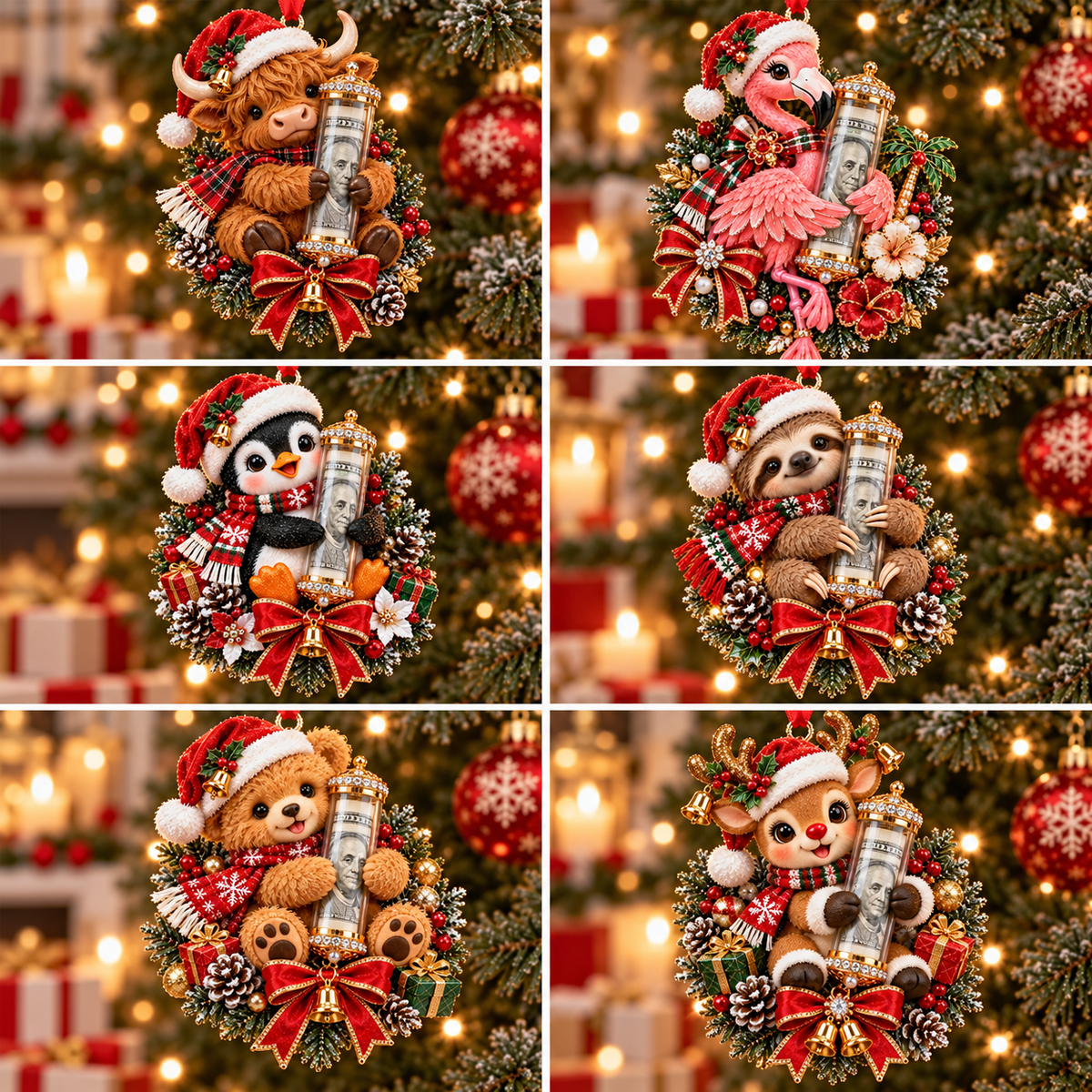 🎄 💵 Christmas Cash Gift Ornament - ✨A Fun Way to Give Money This Christmas