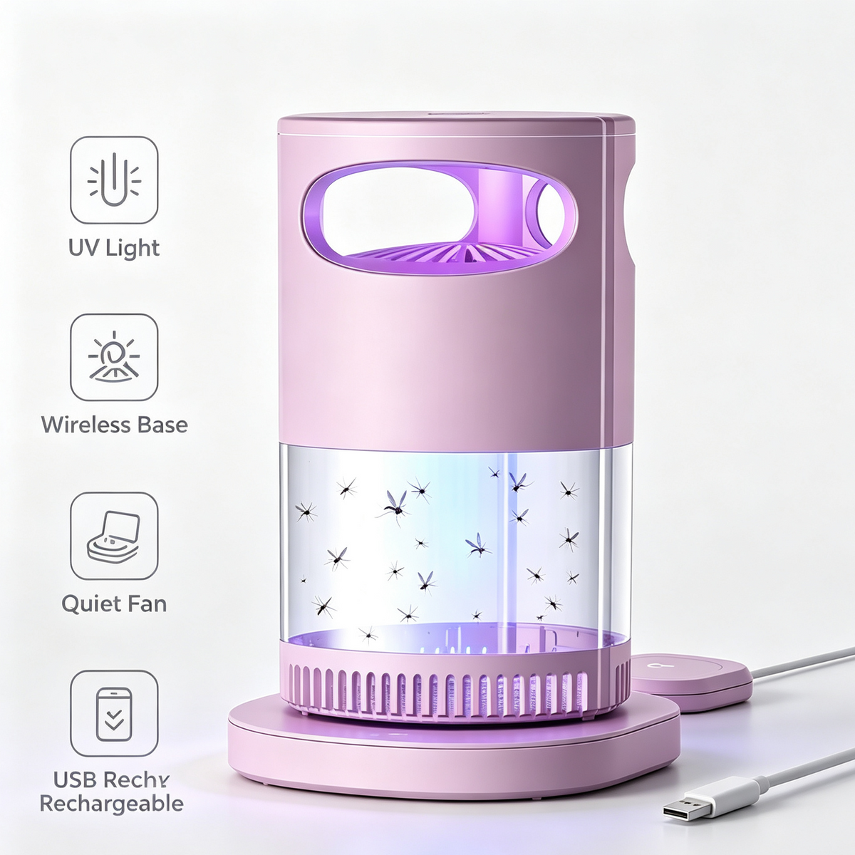 🦟 49% OFF! UV Mosquito Killer Lamp – quiet, USB, chemical-free. 50K+ sold! 🔇🌙