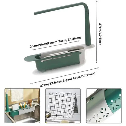 🔥 LAST DAY 49% OFF -Retractable Thickened PP Sink Organizer