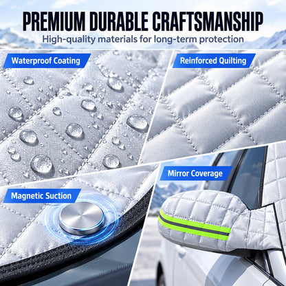 ⏳ Last Day 49% OFF – Universal Car Windshield Snow Cover - Winter Anti-Frost & Summer Sunshade Protector