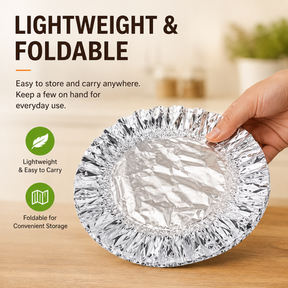 🎁Buy More Get More FREE |GOTLYVO®️ Home dining table & food container aluminum foil heat-retaining cover