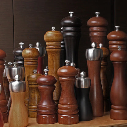 Salt and Pepper Mills Pepper Mill with Strong Adjustable Grinder