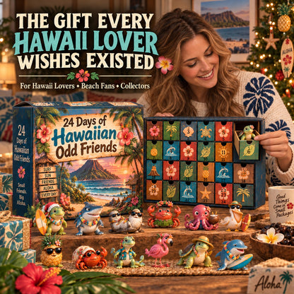 🎄 24 Days of Hawaiian Odd Friends Advent Calendar – 24 Tropical Surprises
