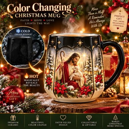 🎄Christmas Magic Color-Changing Mug – Heat Reveal Holiday Gift